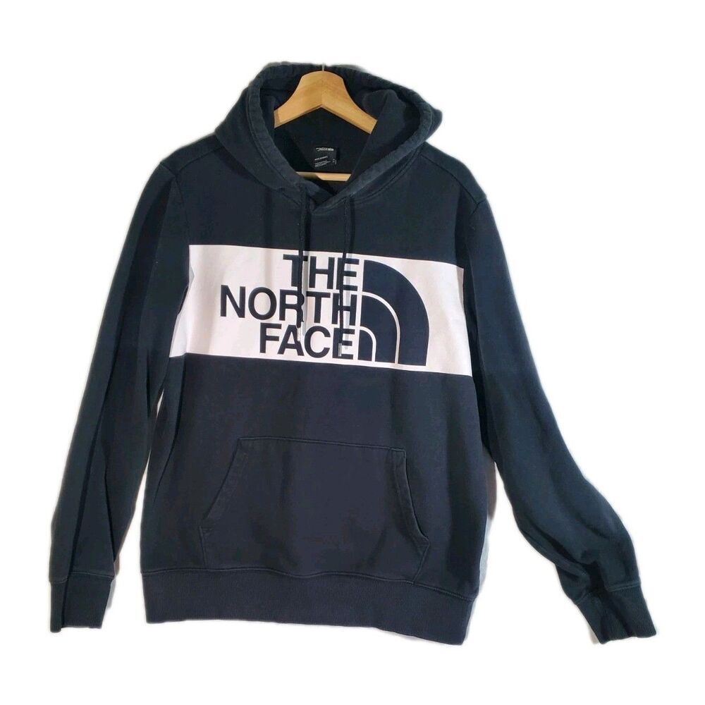 The North Face Gorpcore Big Logo Pullover Hoodie Mens Medium Black